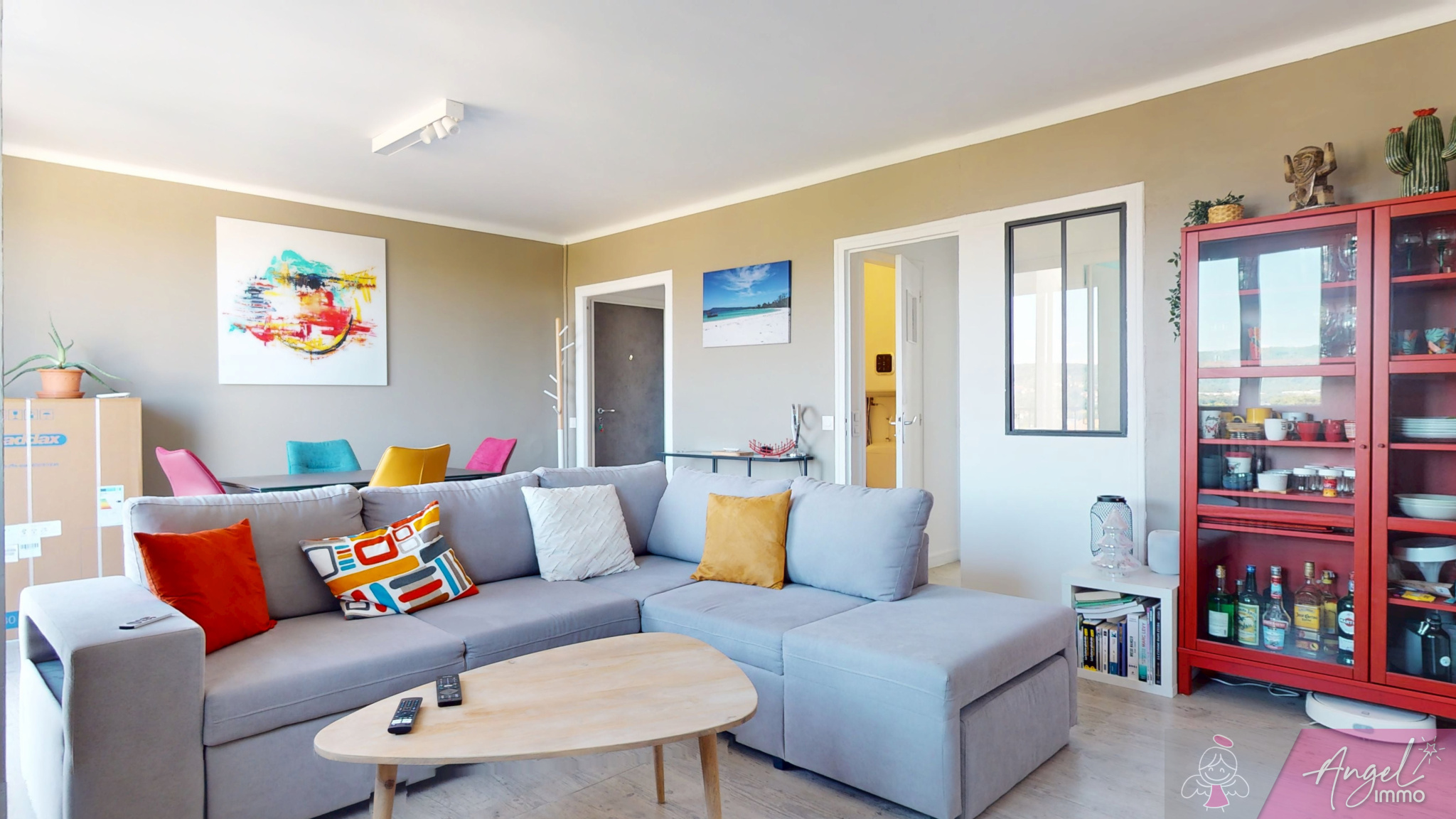 Appartement T2 avec garage et cave privatifs